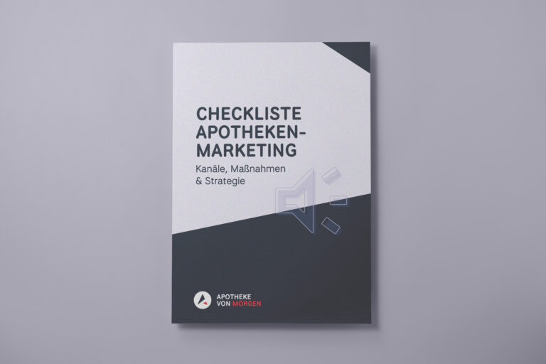 Zeigt die Titelseite der im Text angesprochenen Checkliste zum Thema Apotheken-Marketing.